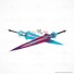 The Asterisk War Claudia Enfield Double Swords Cosplay Props