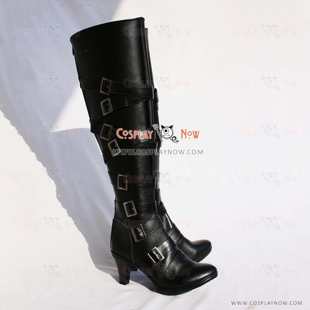 Black Butler Undertaker Cosplay Shoes Boots Custom Made