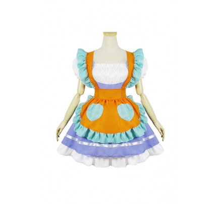 Lolita Cosplay Sweet Heart Cat Maid Dress Costume
