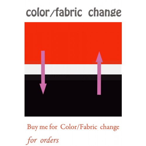 Color / Fabric Change Service for Costume Orders