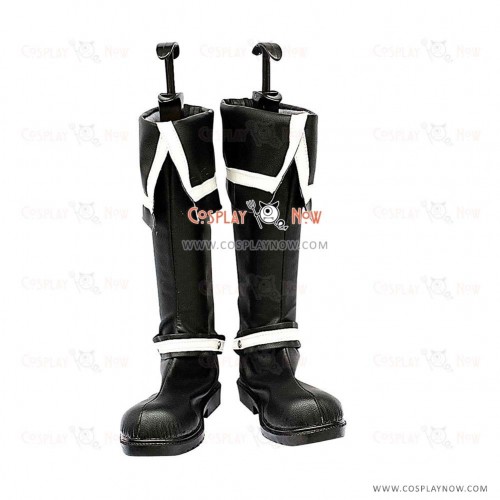 D Gray-Man Cosplay Shoes Allen Walker Black Boots