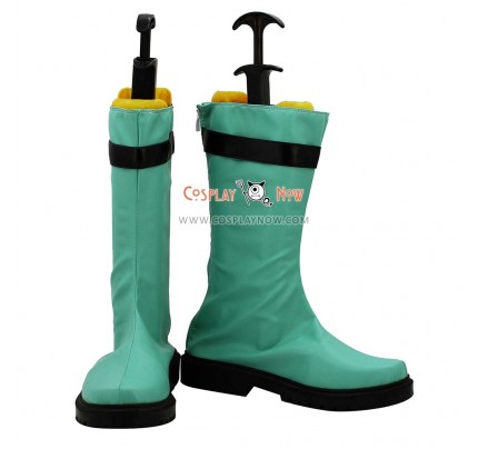 Samurai Sentai Shinkenger Cosplay Shoes Chiaki Tani -Shinken Green Boots