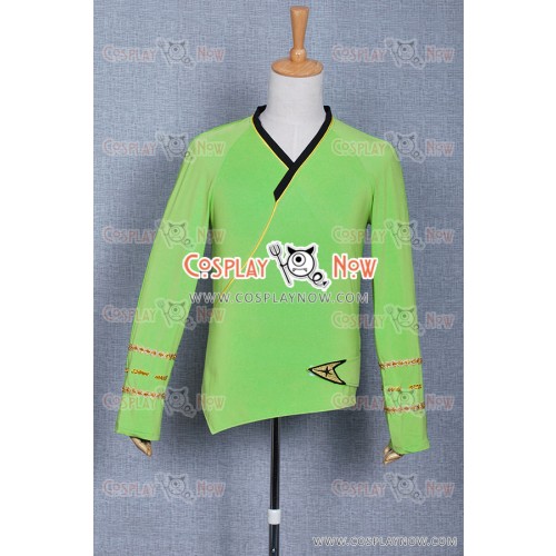 Star Trek Cosplay TOS Green Wrap Command Costume