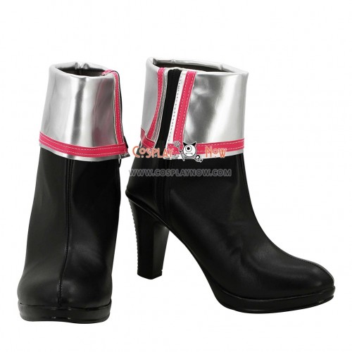 Arpeggio of Blue Steel Takao Black & Silver Cosplay Boots