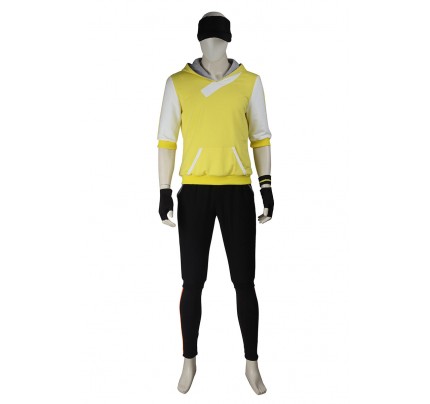 Pokemon GO Cosplay Male Yellow Uniform 