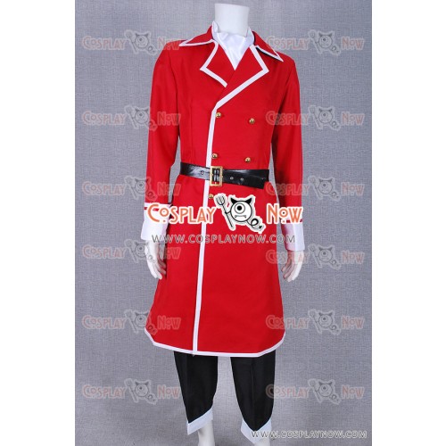 Fairy Tail Cosplay Freed Justine Costume Uniform