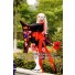 Super Sonico Cosplay Costume Print Kimono