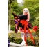 Super Sonico Cosplay Costume Print Kimono