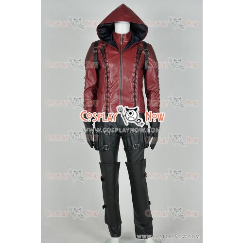 Green Arrow Season 3 Cosplay Red Arrow Roy Harper Costume