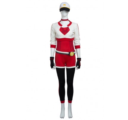 Female Red Costume For Pokemon GO Cosplay