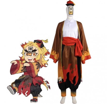 Demon Slayer Kyojuro Rengoku Cosplay Costume