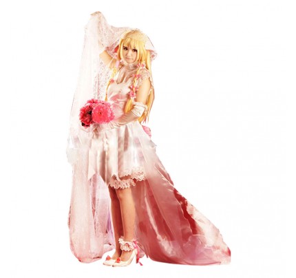 Chobits Cosplay Chi Costume Wedding Dress 