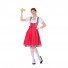 German Oktoberfest Cosplay Costume Festival Stage Maid Dress Halloween