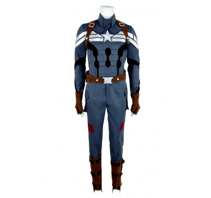Captain America Steve Rogers Cosplay Costume