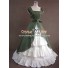 Colonial Cosplay Lolita Green Dress Ball Gown Prom