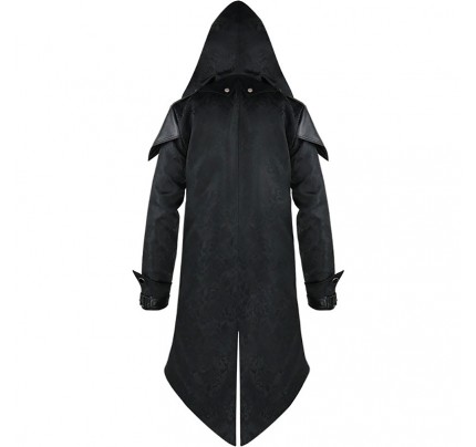Gothic Historical Middle Ages Vintage Color Collision Cosplay Costume Coat