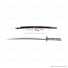 Fate Apocrypha Amakusa Shirou Tokisada Sword with Sheath Cosplay Props