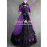 Renaissance Gothic Cotton Purple Lolita Dress Ball Gown