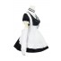 Sexy Black White Maid Lolita Dress Cosplay Costume