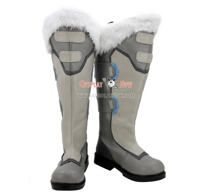 Overwatch Cosplay Shoes Dr. Mei Ling Zhou Grey Boots