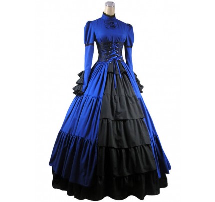 Victorian Lolita Steampunk Corset Dress Ball Gown Prom