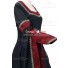 Carnival Renaissance Medieval Robe Guinevere Black Bordeaux Dress