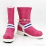 Dragon Ball Chi Chi Pink Shoes Cosplay Boots