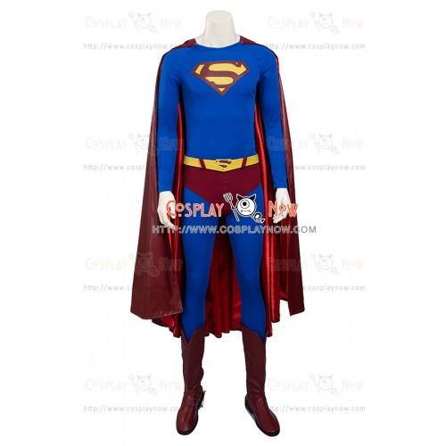 Superman Clark Kent Costume For Superman Returns Cosplay