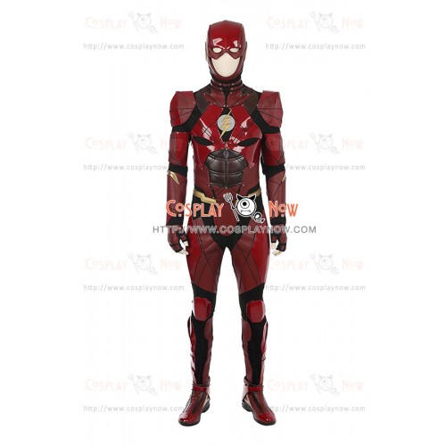 DC Justice League The Flash Barry Allen Cosplay Costume