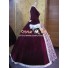 Marie Antoinette Victorian Wine Red Dress Ball Gown Prom