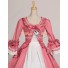 Gothic Renaissance Victorian Steampunk Gown Reenactment Pink Lolita Dress Costume