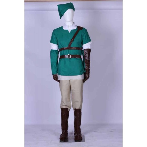 The Legend Of Zelda Link Cosplay Costume - 4 Edition