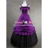 Southern Belle Civil War Ball Gown Dress Prom Purple Dress