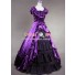 Renaissance Gothic Reenactment Dress Ball Gown Purple Dress