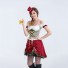 Munich Oktoberfest Festival Costume Performance Halloween Stage Restaurant Work Uniform Short Dress