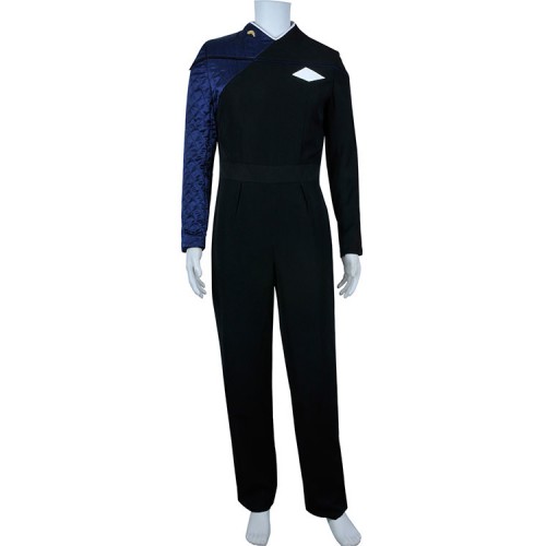 Star Trek Cosplay Voyager Relativity Starfleet 29th Century Command Blue Costume