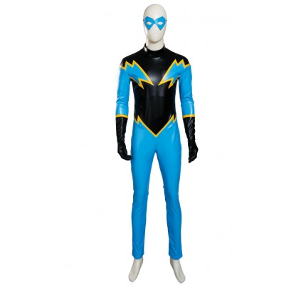 Young Justice Black Lightning Cosplay Costume