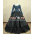 Civil War Victorian Corduroy Gown Reenactment Halloween Lolita Dress Costume