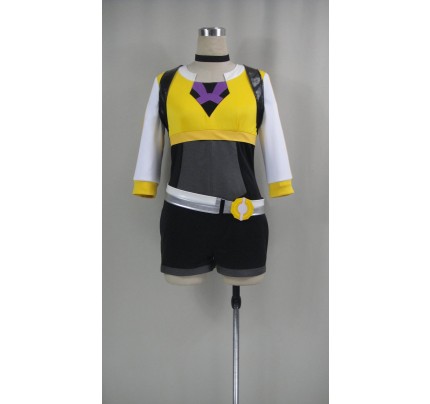 Pokemon Go Female Trainer Yellow Cosplay Costume