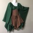 Renaissance Long Sleeve Dress Middle Ages Halloween Party