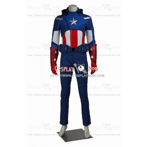 The Avengers Cosplay Captain America Costume