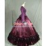 Civil War Victorian Corduroy Gown Reenactment Stage Purple Lolita Dress Costume