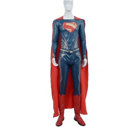 Superhero Kal-El Clark Kent Jumpsuit Cosplay Superman Costume