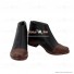 Touken Ranbu Online Cosplay Fudou Yukimitsu Black Brown Shoes Boots
