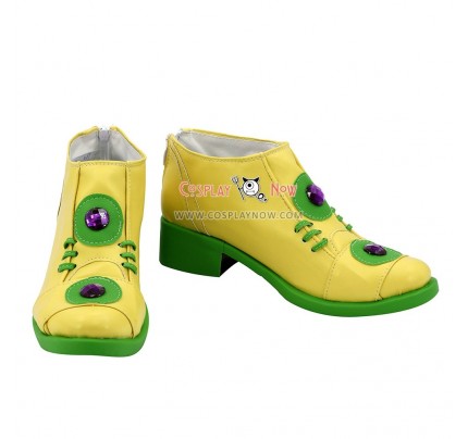 JoJo's Bizarre Adventure: Diamond Is Unbreakable Rohan Kishibe Yellow Shoes Cosplay Boots