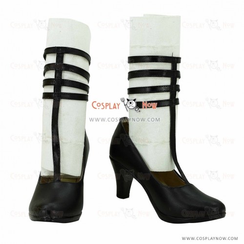 Puella Magi Madoka Magica Cosplay Homura Akemi Black Cosplay Shoes