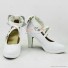 White Puella Magi Madoka Magica Kaname Madoka Cosplay Shoes