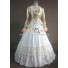 Civil War Satin Jacket Gown Dress Wedding Dress