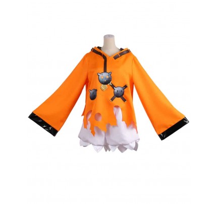 Genshin Impact Klee Cosplay Costume Orange 