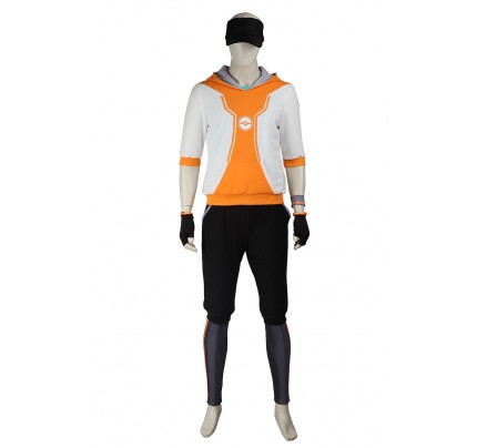 Pokemon GO Cosplay Male Orange Uniform